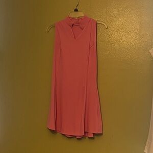 Pink Sleeveless Tennis Dress